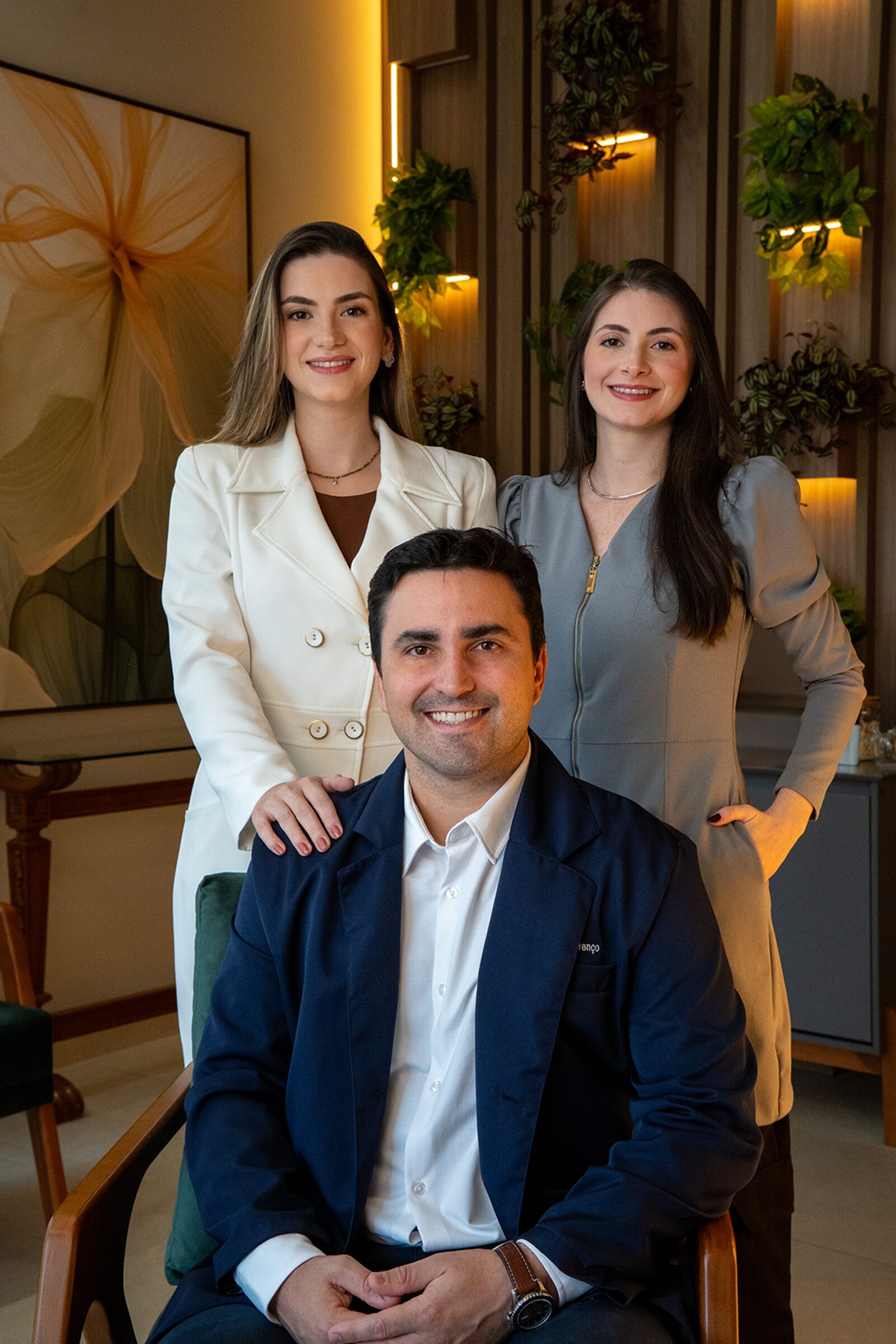 Equipe Vivá Odontologia: Dra. Gabriella, Dr. Lucas e Dra. Rafaella